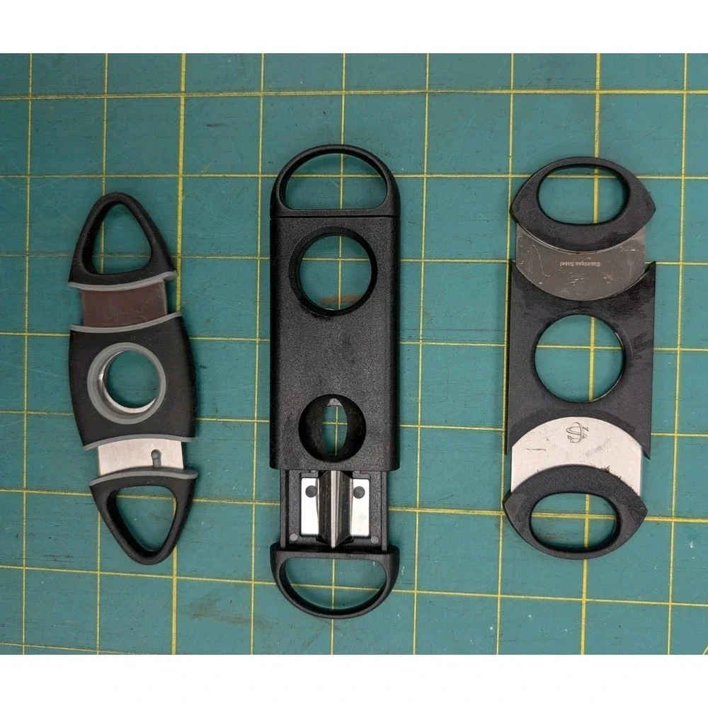 Cigar Cutters Lot of 3 Stainless Steel
